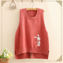 Load image into Gallery viewer, Embroidery knitted sweater vest
