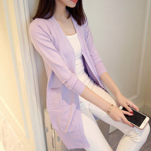 Load image into Gallery viewer, Spring summer wool cardigan