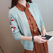 Load image into Gallery viewer, Fall Fashion Slim Embroidery Cardigan