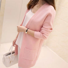 Load image into Gallery viewer, Long pocket long cardigan