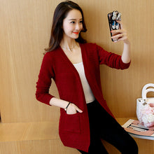 Load image into Gallery viewer, Long sleeve jacquard cardigan