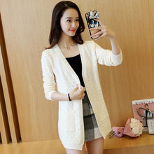 Load image into Gallery viewer, Long sleeve jacquard cardigan