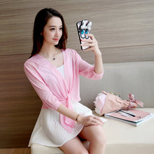 Load image into Gallery viewer, Silk knit slim spring cardigan