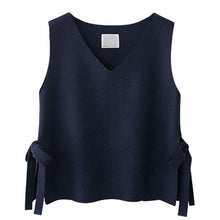 Load image into Gallery viewer, Autumn short belt women vest