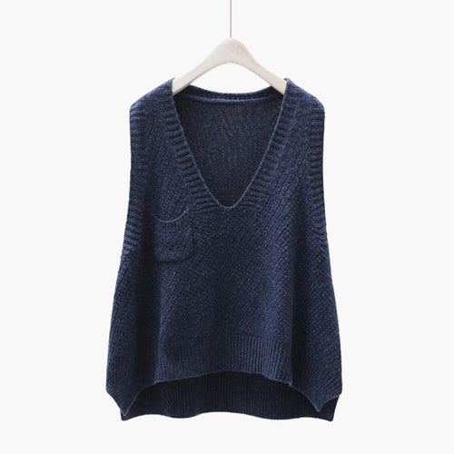 Women's fashion clothing knit vest