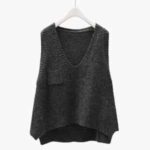 Women's fashion clothing knit vest