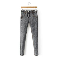 Load image into Gallery viewer, Mid waist vintage skinny jeans
