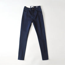 Load image into Gallery viewer, Vintage high waist elastic skinny pencil jeans pants
